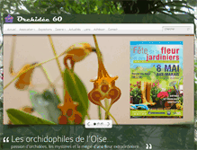 Tablet Screenshot of orchidee-60.fr